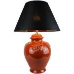 Orange Landhausstil Signature Home Collection Designer Tischlampen aus Papier E27 