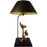 Goldene Signature Home Collection Designer Tischlampen mit Tiermotiv aus Papier E27 