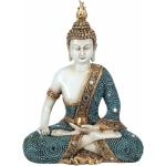 Reduzierte Blaue Asiatische 24 cm Signes Grimalt Buddha Figuren aus Kunstharz 