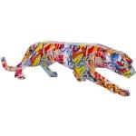 Reduzierte Bunte Moderne 14 cm Signes Grimalt Tierfiguren mit Leopard-Motiv 