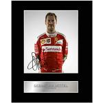 Signiertes Foto von Sebastian Vettel, Ferrari, #01