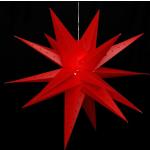 Rote Sigro Weihnachtssterne & Adventssterne aus Kunststoff 