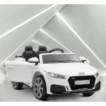Weiße Audi TT Elektroautos für Kinder aus Metall für 3 - 5 Jahre 