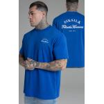Blaue Oversize Siksilk T-Shirts aus Baumwolle für Herren Größe M 
