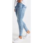 Reduzierte Hellblaue Siksilk Stretch-Jeans aus Baumwolle für Damen 