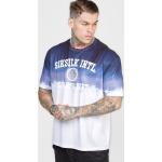 Reduzierte Marineblaue Oversize Siksilk T-Shirts aus Polyester für Herren Größe L 