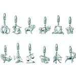 Silber 925 Sterling Silver Charms - Anhänger - Zwilling - B. 10,6 mm