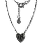 Nickelfreie Silberne SilberDream Herzketten aus Silber mit Zirkonia für Damen 
