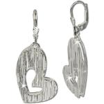 SilberDream Ohrringe Damen-Schmuck 925er Silber Ohrhänger Doppelherz SDO324 Silber Ohrhänger