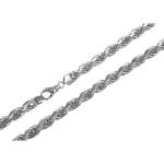 Silberkettenstore Silberkette »Kordelkette 8mm - 925 Silber, Länge wählbar 40-100cm«