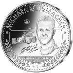 Silberprägung 'Formel-1-Legende Michael Schumacher'