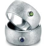 Silberne Topas Ringe aus Silber graviert 