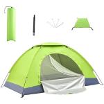 Sileduove Wurfzelt Pop Up Zelt, Ultraleichtes Campingzelt mit Shelters-Tragetasche für Rucksacktouren und Wanderungen(1 Person Army Green)