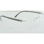 Graue Silhouette Brillenfassungen aus Kunststoff für Herren 