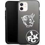 DeinDesign Silikon Hülle kompatibel mit Apple iPhone 12 Case schwarz Handyhülle 1. FCK 1. FC Kaiserslautern Bundesliga