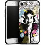 Schwarze DeinDesign Soy Luna iPhone 8 Hüllen mit Bildern aus Silikon für Damen 