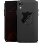 DeinDesign Silikon Hülle kompatibel mit Apple iPhone Xr Case schwarz Handyhülle TSG 1899 Hoffenheim Logo Offizielles Lizenzprodukt