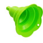 Grüne Kochblume Runde Trichter aus Silikon klappbar 2-teilig 