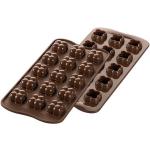 Schokoladenbraune Silikomart Pralinenformen & Schokoladenformen aus Silikon 