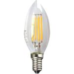 Silver Electronics LED-Glühbirne E14 kerze 3W Weißes Licht 5000K