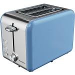 Blaue Silvercrest Toaster mit Brötchenaufsatz 