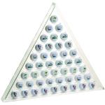 Silverline Pyramadie für Golfbälle Acrylpyramide