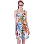 Bunte Elegante Silvian Heach Mini V-Ausschnitt Sommerkleider aus Baumwolle für Damen Größe S für den für den Sommer 