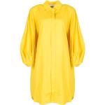 Reduzierte Gelbe Silvian Heach Mini Shirtkleider mit Puffärmeln für Damen Größe XS 