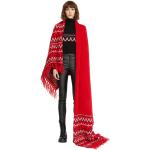 Reduzierte Rote Silvian Heach Strickschals mit Fransen aus Wolle für Damen Einheitsgröße für den für den Winter 