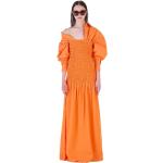 Orange Elegante Silvian Heach Maxi Bandage-Kleider & Bodycon-Kleider aus Leinen enganliegend für Damen Größe S 