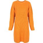 Reduzierte Orange Silvian Heach Strickpullover aus Wolle für Damen Größe XS 