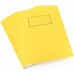 Silvine EX103 Übungsheft liniert mit Rand 80 Seiten 229 x 178 mm 10 Stück gelb