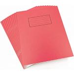Rote Silvine Schulhefte aus Papier 10-teilig 