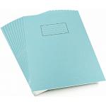 Silvine Schulheft, A4, Blau Liniert, 7 mm, 80 Seiten, 10 Stück