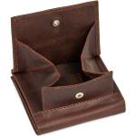 Braune Simaru Nachhaltige Wiener Schachteln aus Leder mit RFID-Schutz für Herren 