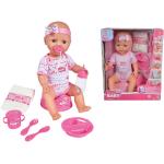 Pinke 43 cm Simba New Born Baby Puppenkleider aus Kunststoff für 3 - 5 Jahre 