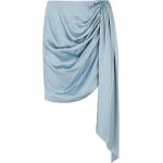 Reduzierte Blaue Slip Skirts & Satinröcke aus Satin für Damen Größe 3 XL 