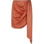Reduzierte Rote Elegante Slip Skirts & Satinröcke aus Satin für Damen Größe 3 XL 