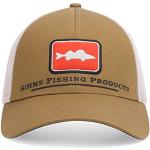 Simms Walleye Patch Trucker Hat - Snapback Baseball Cap mit Zanderfisch Patch