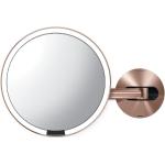 Silberne Simplehuman Badspiegel & Badezimmerspiegel vergrößernd 