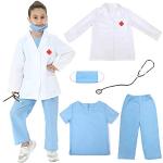 Blaue Arzt-Kostüme für Kinder 