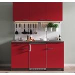 Rote Respekta Küchenmöbel aus MDF Energieklasse mit Energieklasse F Breite 100-150cm, Höhe 200-250cm, Tiefe 50-100cm 