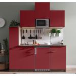 Rote Respekta Küchenmöbel aus MDF Energieklasse mit Energieklasse F Breite 150-200cm, Höhe 200-250cm, Tiefe 50-100cm 