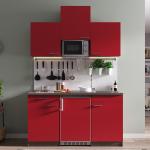 Rote Respekta Küchenmöbel aus MDF Energieklasse mit Energieklasse F Breite 100-150cm, Höhe 200-250cm, Tiefe 50-100cm 
