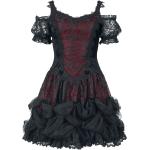 Schwarze Mini Gothic-Kostüme für Damen Größe XS 