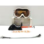 Sinner Shiny Motion White Trans+ Ski Snowboardbrille Brille 100% UV Schutz S2