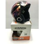 SINNER Ski Snowboardhelm Helm "Empire Acid Shiny" Gr. L (59-60) Schwarz