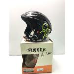 SINNER Ski Snowboardhelm Helm "Empire Honey" Gr. L (59-60) Schwarz