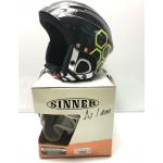 SINNER Ski Snowboardhelm Helm "Empire Honey" Gr. XL (61) Schwarz