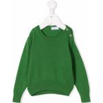 Reduzierte Grüne Langärmelige Kaschmir-Pullover für Kinder aus Kaschmir für den für den Herbst 